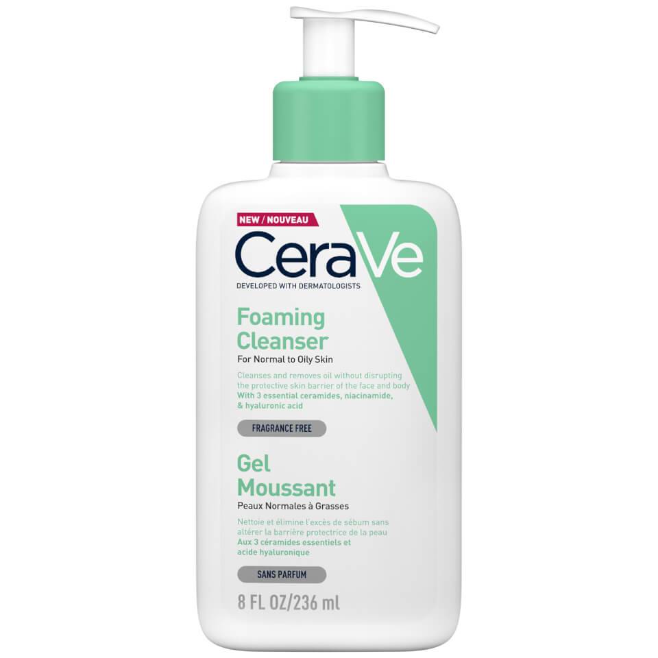 CERAVE pastrues shkumëzues me niacinamide për lëkurë normale në të yndyrshme