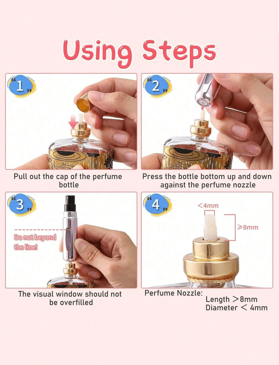 Shishe parfumi për udhëtime - 5 ml