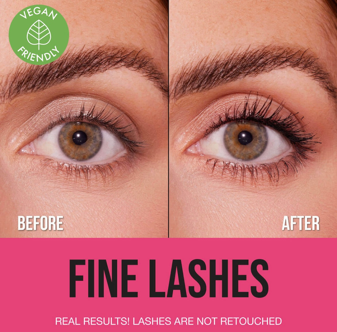 HUDABEAUTY 1 PUSHTE WOW! Maskara Extra Volumizing dhe Lifting Madhësia e udhëtimit 2ML