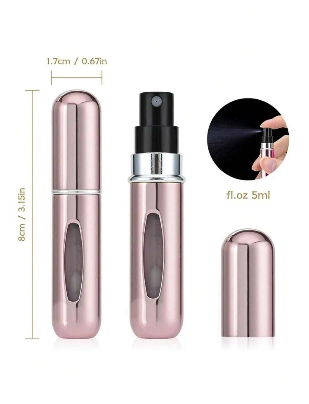 Shishe parfumi për udhëtime - 5 ml