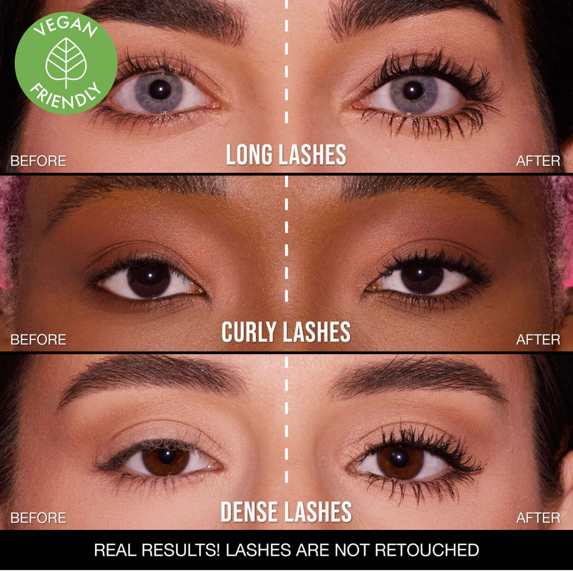 HUDABEAUTY 1 PUSHTE WOW! Maskara Extra Volumizing dhe Lifting Madhësia e udhëtimit 2ML
