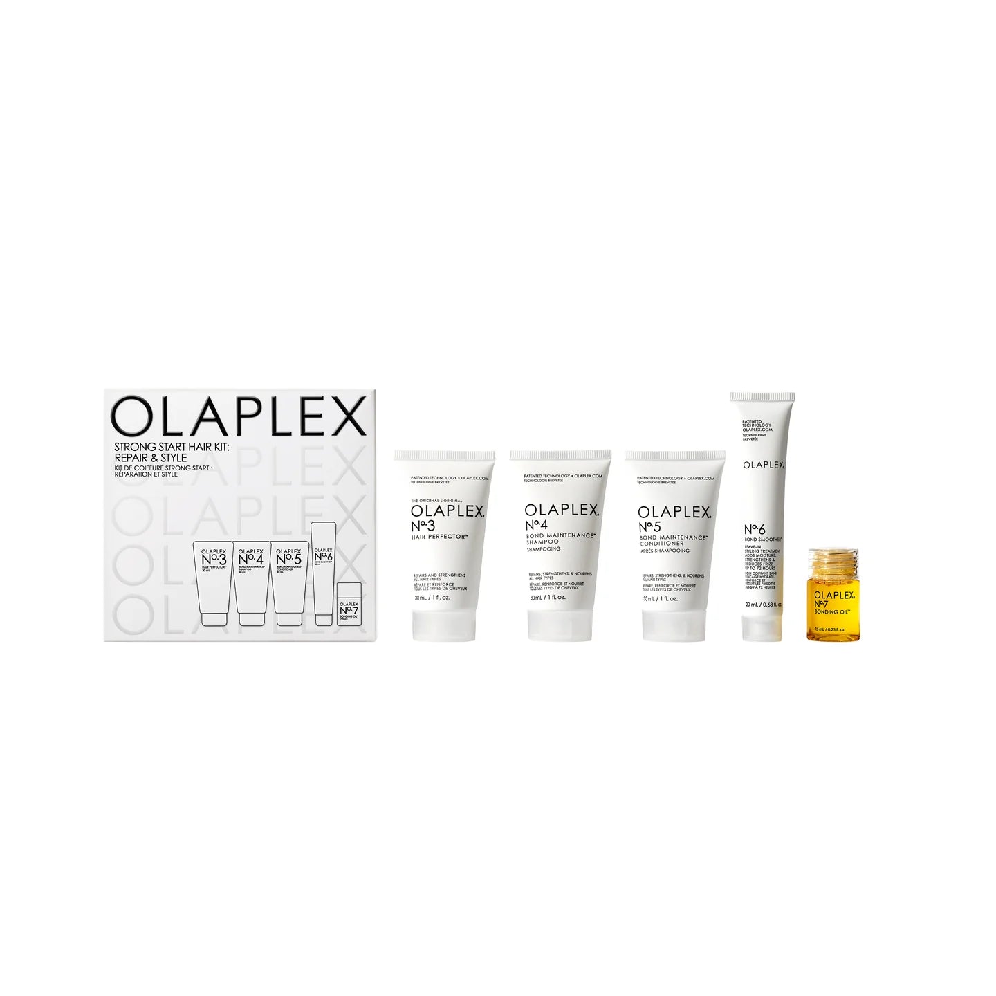 Kompleti i flokëve OLAPLEX me fillim të fortë