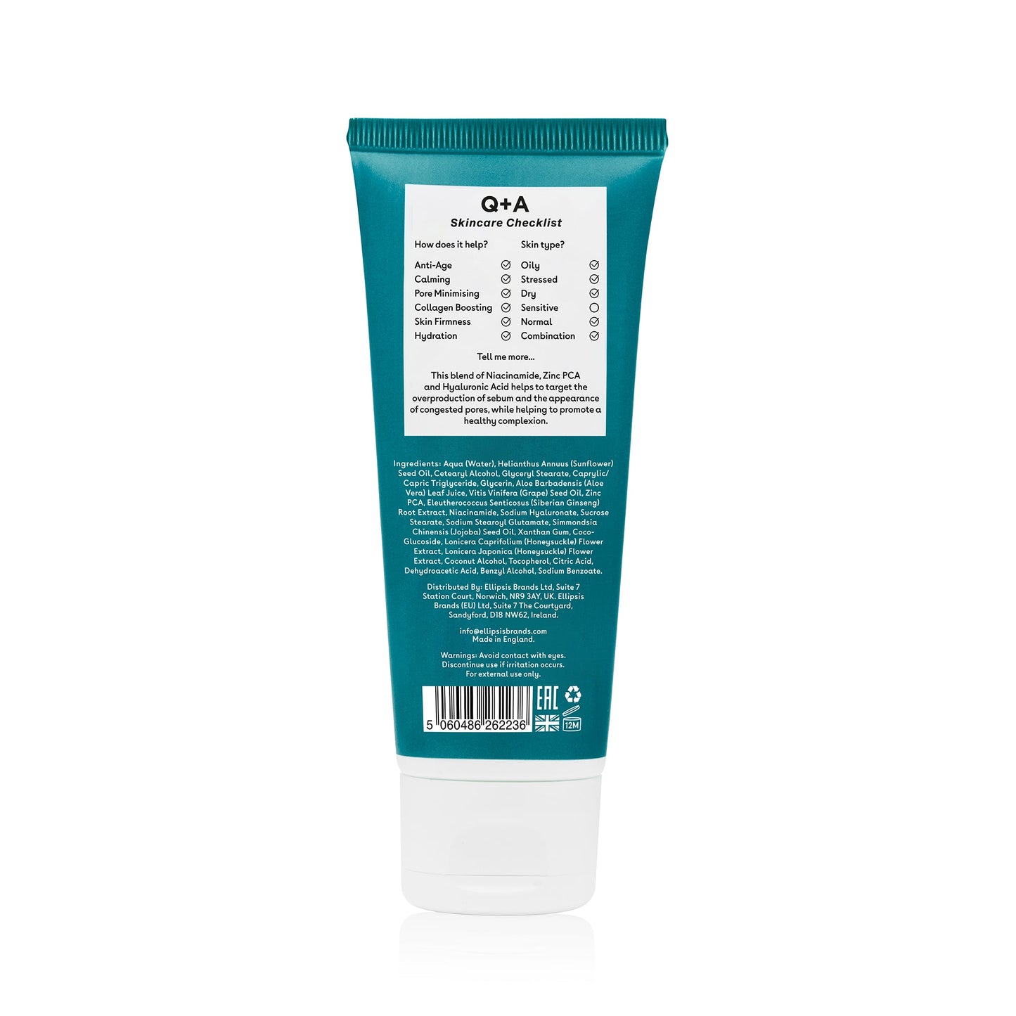 Hidratues ditor Q+A Zinc PCA 75 ml