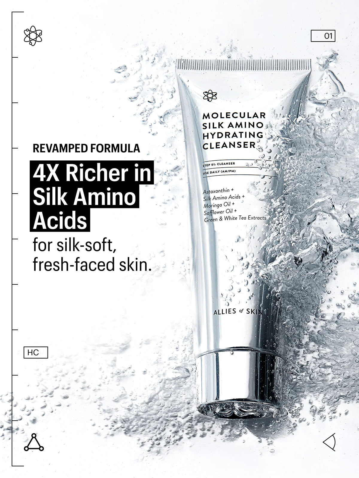 ALLIES OF SKIN Pastrues Amino Hidratar Molecular Silk 25ml