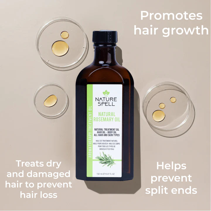 Vaj rozmarine NATURE SPELL për flokë dhe lëkurë 150 ml
