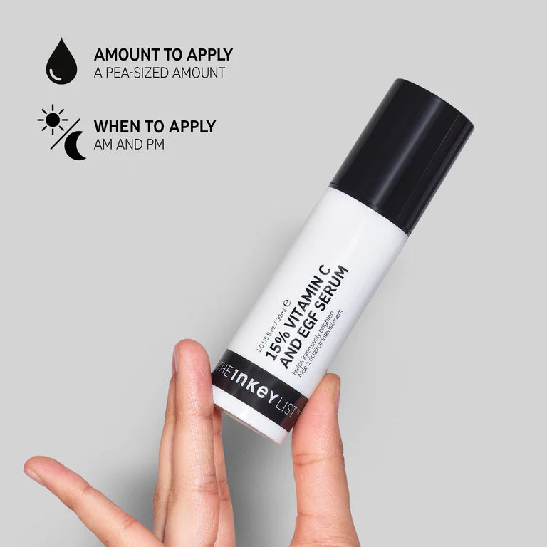 LISTA E Bojërave 15% Vitaminë C dhe Serum EGF 30ml