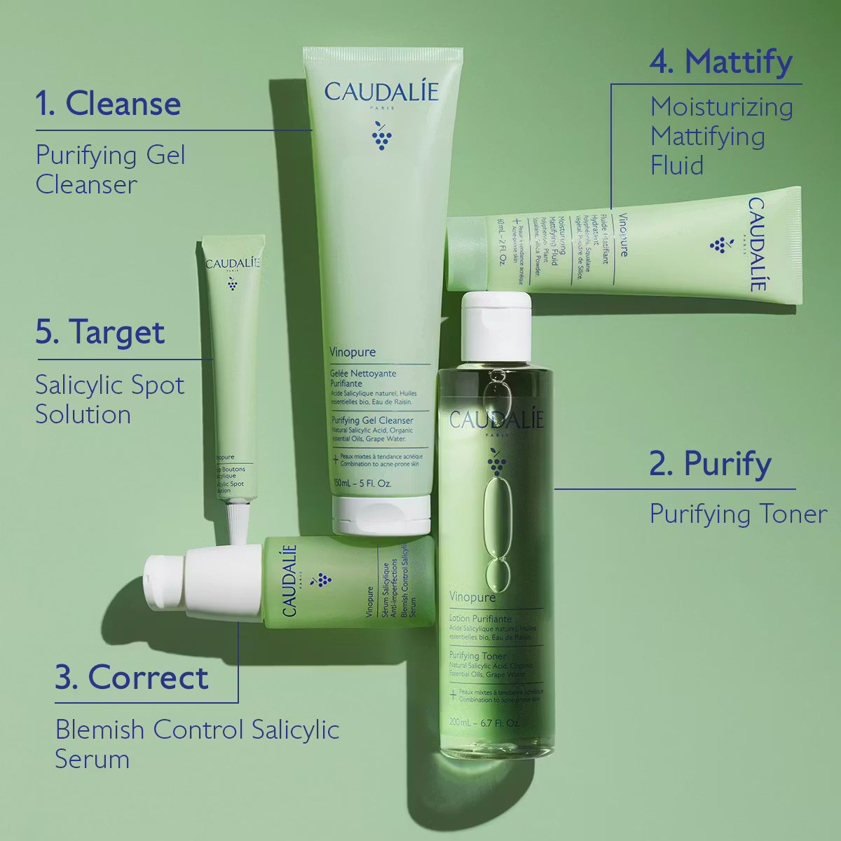 CAUDALIE Vinopure Salicylic Spot Solution