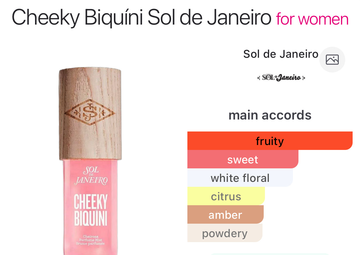 SOL DE JANEIRO Cheeky Biquíni Perfume Mist | Limited Edition