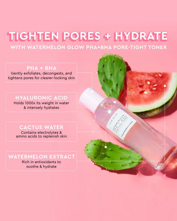 GLOW RECIPE Watermelon Glow PHA+BHA Pore-Tight Toner