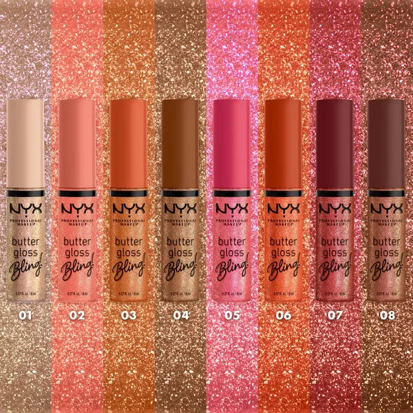 NYX Professional Makeup Butter Gloss Bling Non Sticky Lip Gloss