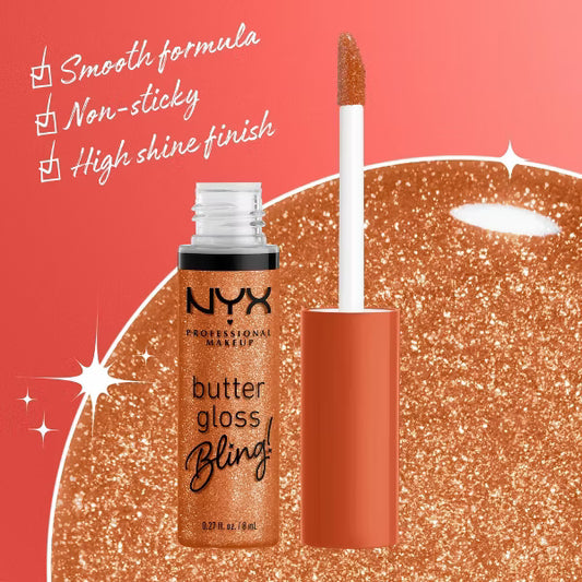 NYX Professional Makeup Butter Gloss Bling Non Sticky Lip Gloss