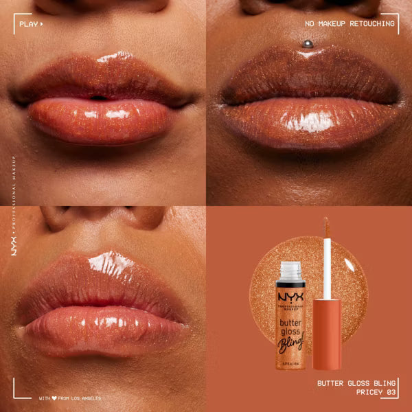 NYX Professional Makeup Butter Gloss Bling Non Sticky Lip Gloss
