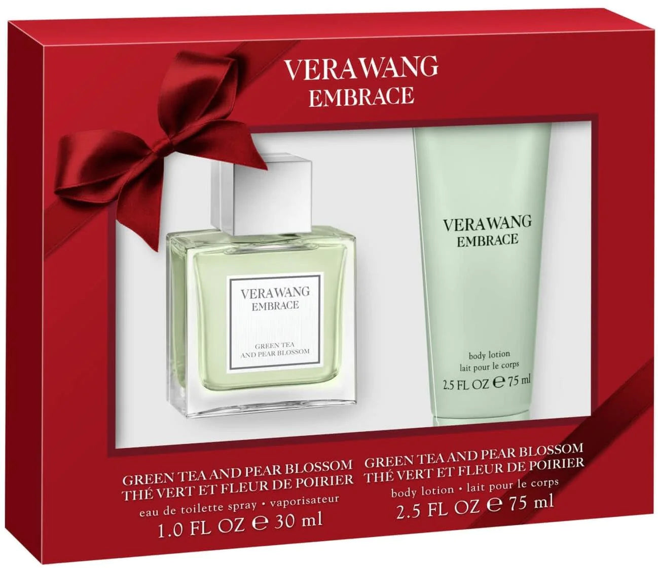 Set VERA WANG Embrace Tea Green &amp; Pear Blossom