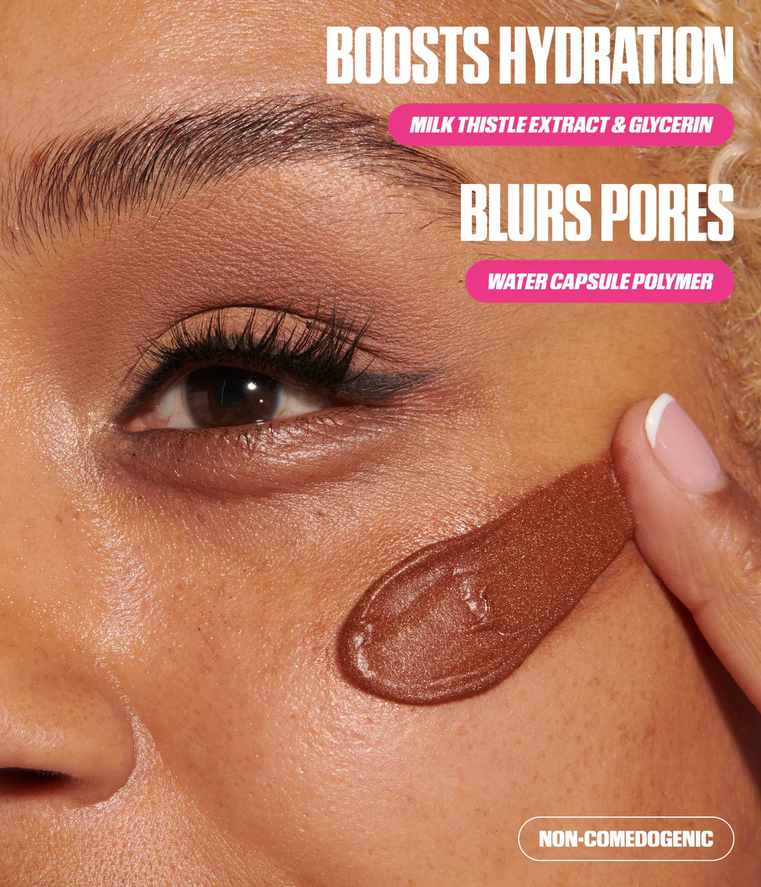 HUDA BEAUTY Easy Blur Silicone-free Smoothing Primer I Bronze Fudge