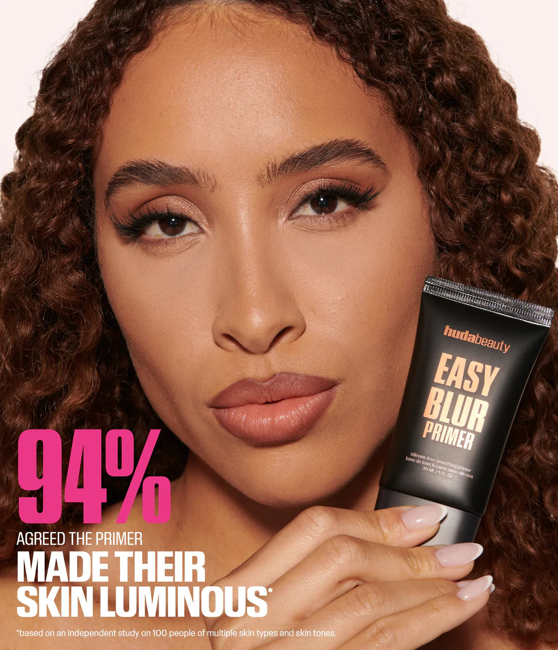 HUDA BEAUTY Easy Blur Silicone-free Smoothing Primer I Bronze Fudge