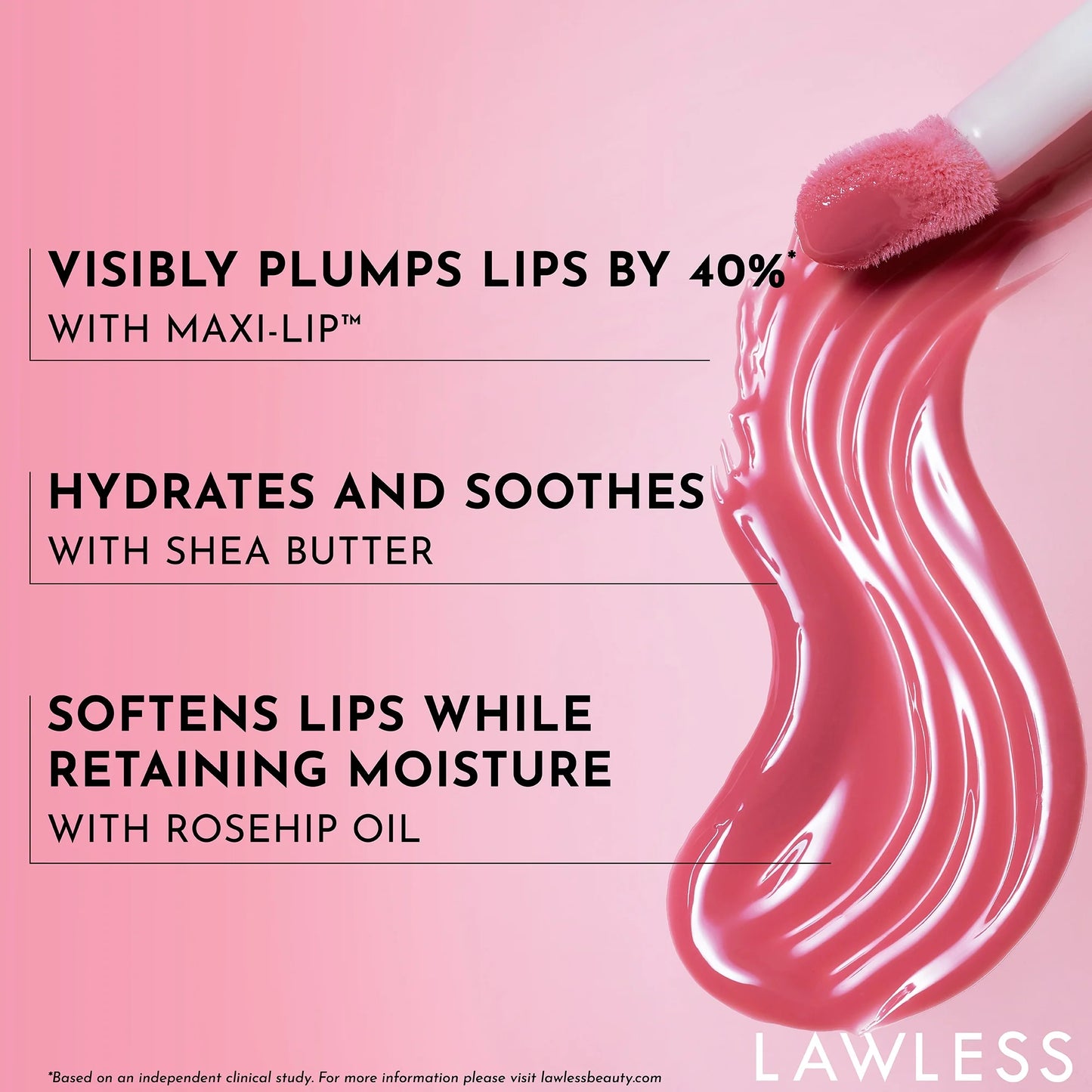 LAWLESS Forget The Filler Lip-Plumping Line-Smoothing Gloss