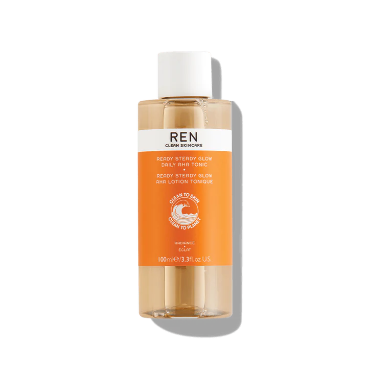 REN Clean Skincare Ready Staady Glow Tonik ditor AHA